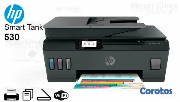 impresoras y scanners -  MULTIFUNCIONAL HP SMART TANK 530 -PRINTER- SISTEMA DE TINTA CONTINUA - WI-FI 2