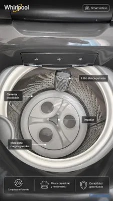 electrodomesticos - Lavadora Whirlpool 20 KG Automática Xpert Eco 7