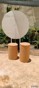 equipos profesionales - En venta mampara redonda con dos cilindros. 