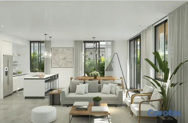 casas vacacionales y villas - Venta de lujosa villa de 3 habitaciones con linea en Vista Cana 2