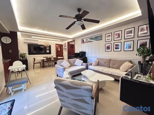 apartamentos - vendo en el millón primer nivel tres habitaciones 2.5 baños dos parqueos balcón 6