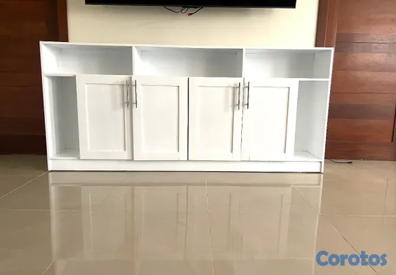 muebles y colchones - Estante blanco  2