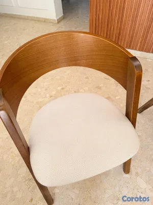 muebles y colchones - ELEGANTE JUEGO DE COMEDOR DE 6 SILLAS 2