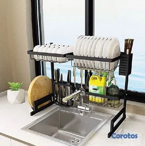 Escurridor de Platos y Vasos 65 cm de 1 Nivel Prác
