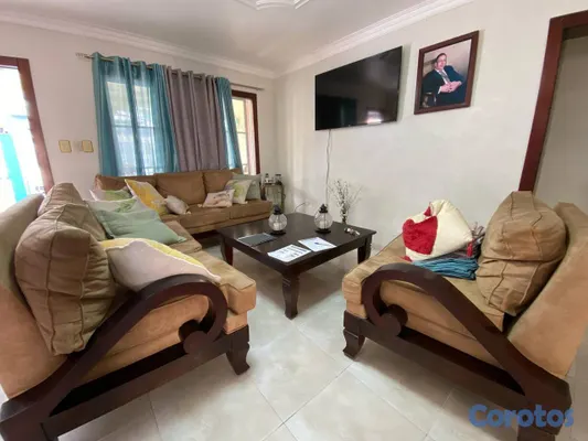 casas - Casa de 3 habitaciones en venta en Las Caobas 4