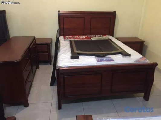 muebles y colchones - Juego de Habitación Trineo. Nuevos 9