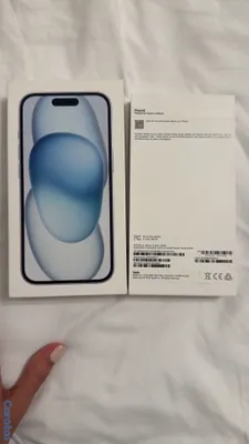 celulares y tabletas - IPHONE 15 AZUL CLARO 256GB DESBLOQUEADO CON SU CAJA 6