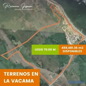 TERRENOS EN LA VACAMA EN VENTA