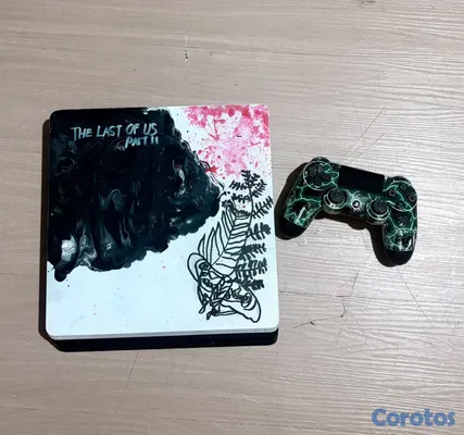 consolas y videojuegos -  ¡VENDO PS4 SLIM + THE LAST OF US PART II! PAQUETE 5