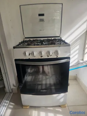 electrodomesticos - Estufa Mabe, blanca funcional al 100%. 2