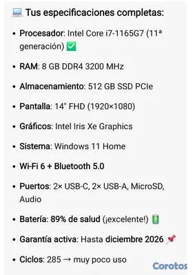 computadoras y laptops - lenovo slim 7 5