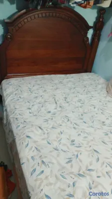 muebles y colchones - juego de habitación de Caoba puro de oportunidad  3