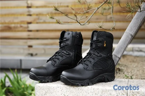 zapatos para hombre - Botas de Piel resistente Impermeable de Seguridad Trabajo 4