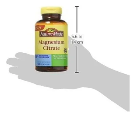 Salud y Equipamiento Médico - Citrato De Magnesio Nature Made 250 Mg, 120 Unidades. 5