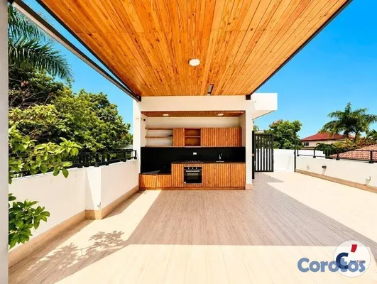 casas - Casa de 4 Habitaciones con Piscina en Altos de Arr 12