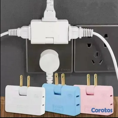 computadoras y laptops - ENCHUFLE TRIPLE FLEXIBLE HS-E-3C1 5