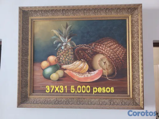 decoración y accesorios - CUANDROSY PINTURAS, EN ÓLEO EN EXCELENTES CONDICIONES  7