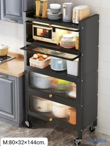 Organizador multifuncional con puertas de 4 niveles 