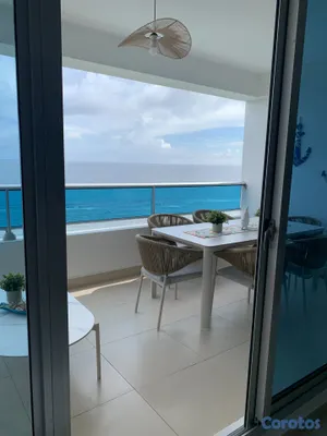 apartamentos - Preciosa Vista al Mar, Piso Alto, Amueblado, 2 Hab 2