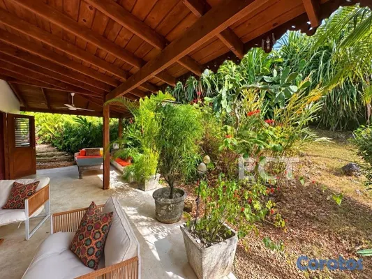 casas vacacionales y villas - Villa caribeña de 2 habitaciones en Loma de Cosón, Las Terrenas 9