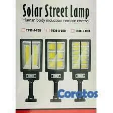 LAMPARAS SOLARES CON SENSOR DE MOVIMIENTO 