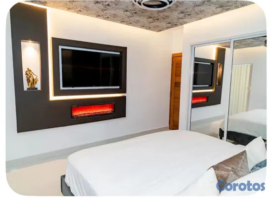 apartamentos - Apartamento amueblado de 1habitacion en Alma Rosa  8