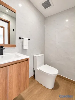 apartamentos - alquiló piso 13 naco con línea blanca una habitación 1.5 baños parqueo  4