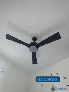 abanico de techo con lámpara led 