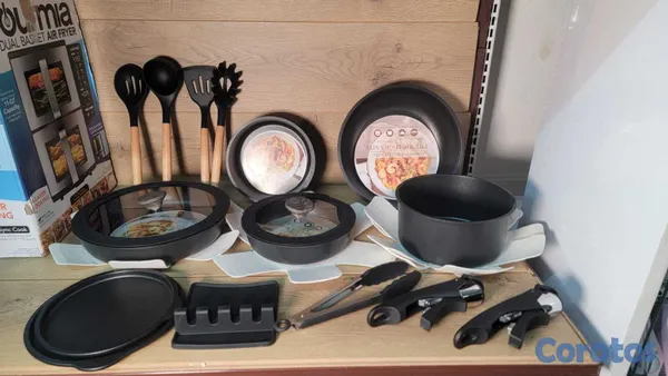 cocina - Ollas y sartenes antiadherentes con mango desmonta 3