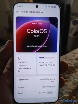 celulares y tabletas - oppo Reno 13 pro  3