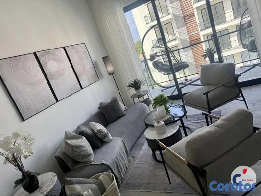 apartamentos - RENTA ELEGANTE APARTAMENTO AMUEBLADO CON VISTA PIS 12