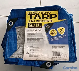 Lona TARP Extra resistente 12x16 pies Impermeable
