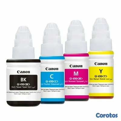 impresoras y scanners - BOTELLA DE TINTA CANON ORIGINAL PIXMA G3100, G2100, G1100. PRECIO POR COLOR  2