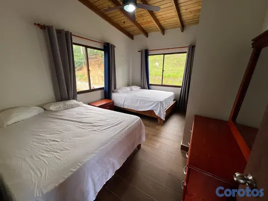 casas vacacionales y villas - Villa en Jarabacoa Amueblada con acceso al rio, ce 2