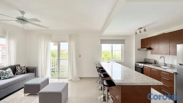 apartamentos - Apartamento amueblado en alquiler Serena Village 5