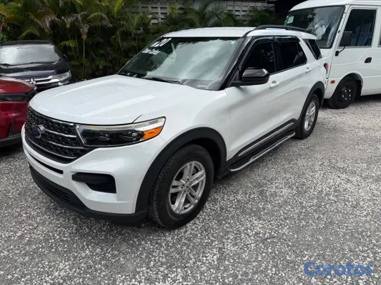 jeepetas y camionetas - FORD EXPLORER XLT 2020 BLANCA 3 FILAS FULL EQUIPO  2