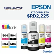 impresoras y scanners - KIT DE 4 BOTELLAS  DE TINTA EPSON 504 