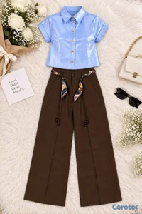 Pantalón de vestir Palazzo - Suye Fashion 