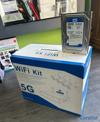 camaras y audio - Disponible WiFi Kit 5G con disco duro HDD WD de 500 GB, 2