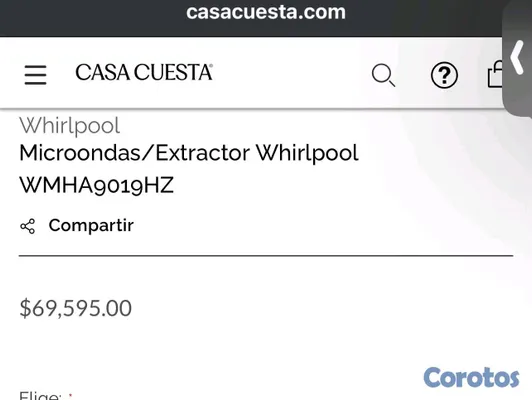 electrodomesticos - microondas extractor nuevo sin uso 6