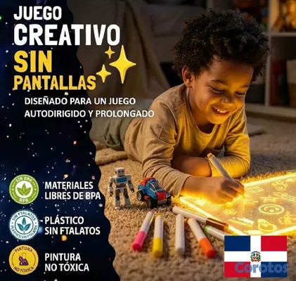 juguetes -  Pizarra Mágica Led 
 7
