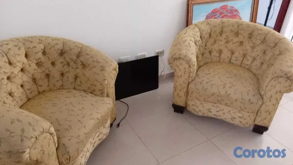 muebles y colchones - Juego de Muebles Antiguos de Colección + Mesa Auxi 4