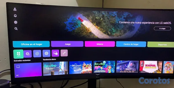 tv - MONITOR LG UNTRAWILDE 34 PULGADAS CURVO COMO NUEVO 6