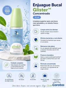 🦷✨ Enjuague Bucal Glister™ Concentrado 72ml