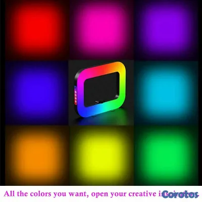 otros electronicos - Luz LED RGB YM-200 | Ideal para Videos y Reels  2