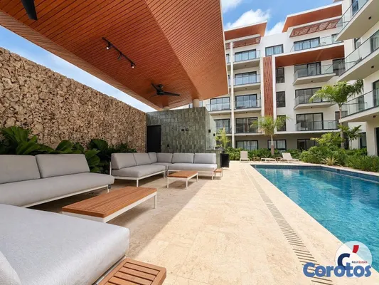 apartamentos - Alquiler, Las Canas,Cap Cana, apto.de 2 hab. compl 6