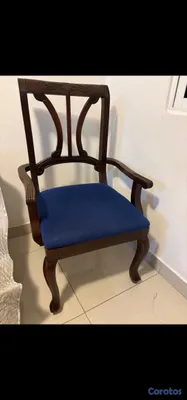 muebles y colchones - Juego de butacas de caoba con mesa de centro  6