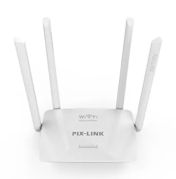 otros electronicos - Router WiFi inalámbrico WR08 de 300Mbps, 4 antenas inteligentes enrutador