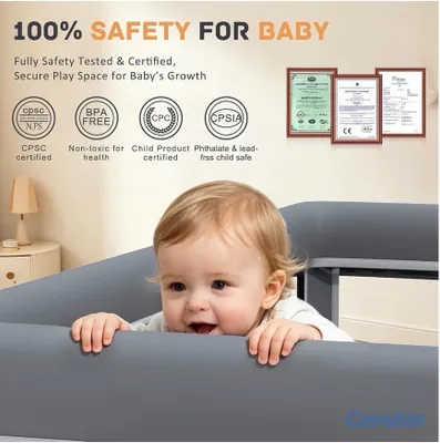muebles - Corral plegable/ Playpen para bebé 50x50 + mat COMO NUEVO 4
