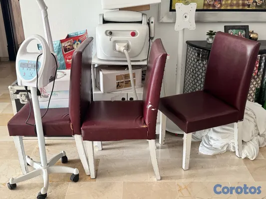 muebles y colchones - Sillas para comedor (3 sillas) 2